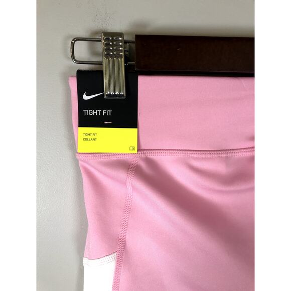 New Nike Tight Fit Dry Fit Girls Training Leggings Size S PInk - Picture 6 of 12